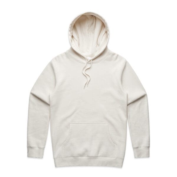 Men's Hoodie- Plain White - Image 3