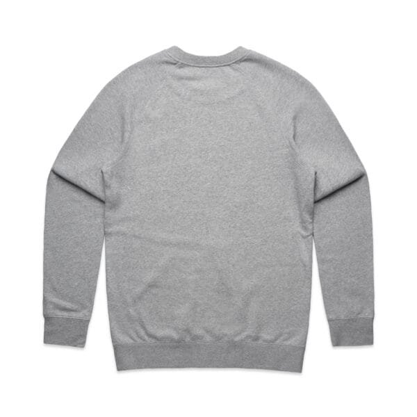 Men's Raglan Sweatshirt- Melange Grey - Image 3