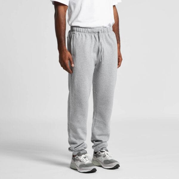 Men's Track Pant- Melange Grey - Image 2