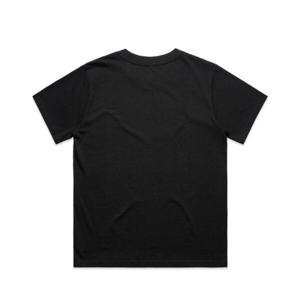 Women's Black Crew Neck T-Shirt - Image 3