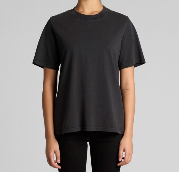 Women's Black Crew Neck T-Shirt